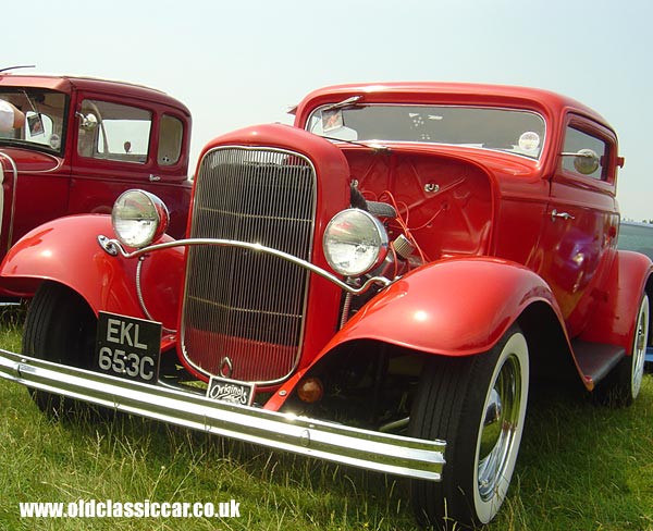 Antique Ford Hot rod photo.