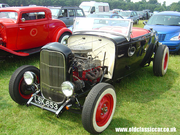 Antique Ford Hot rod photo.