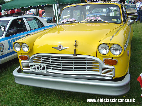 Antique Checker Taxi Cab photo.