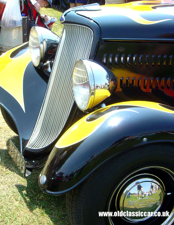 Antique Ford Hot rod photo.