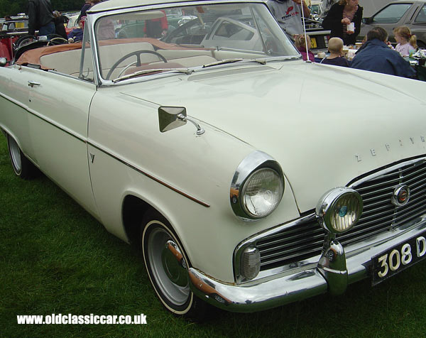 Ford Zephyr convertible that I saw at Tatton in June 05.