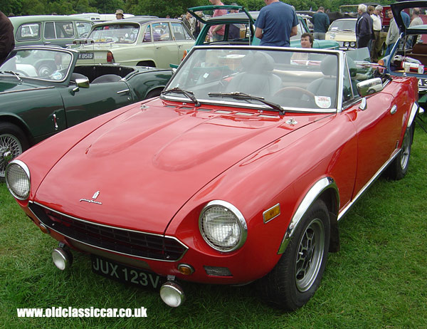 Fiat 124 Spider that I saw at Tatton in June 05.