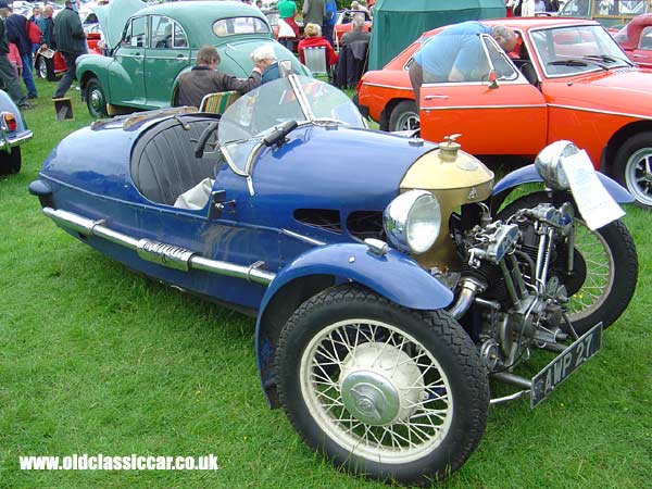 Morgan 3 wheeler that I saw at Tatton in June 05.