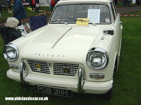 Triumph Herald 1200 that I saw at Tatton in June 05.