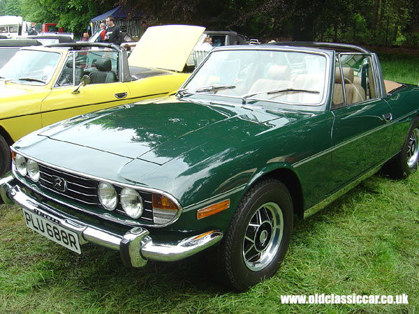 Triumph Stag that I saw at Tatton in June 05.