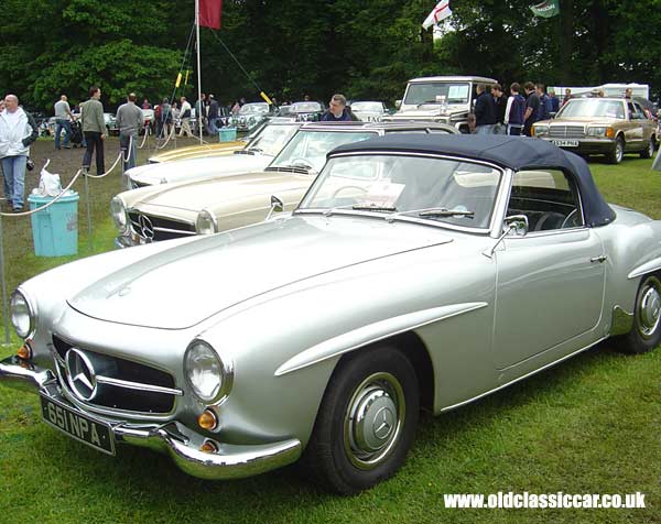 Mercedes 190SL that I saw at Tatton in June 05.