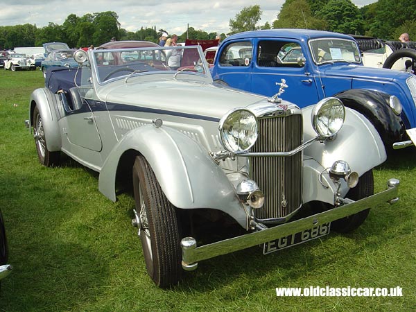 Alvis tourer that I saw at Tatton in June 05.