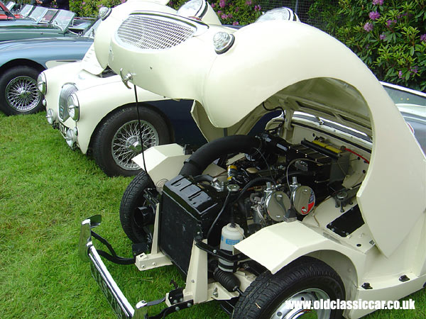 Austin-Healey Sprite that I saw at Tatton in June 05.