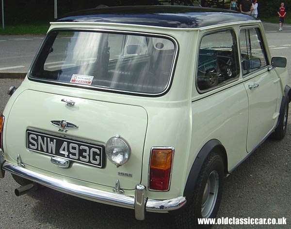 Photographs of Austins Mini Cooper Mk2s and other old vehicles in Wales