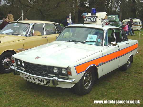 Rover P6 Police car picture