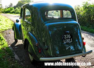 Rear view of the Ford 103E saloon