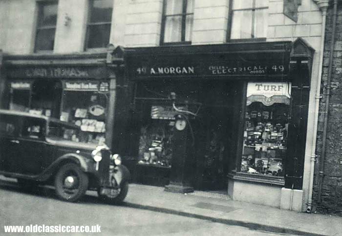 An early 30s Minx saloon car