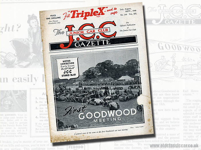 Goodwood motor racing in 1948