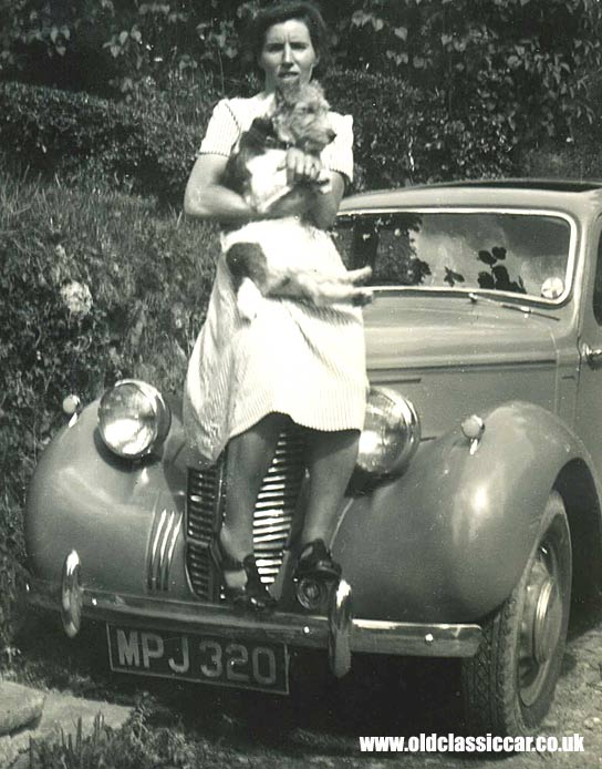 A Hillman Minx registered in 1948