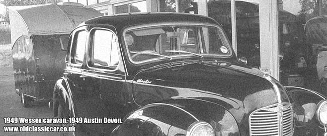 Austin A40 and Caravan - both 1949