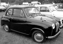 An early Austin A30 at a show