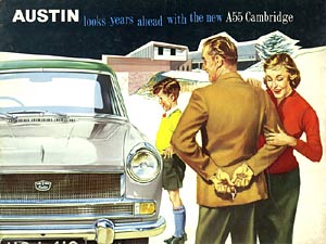Austin A55 Cambridge brochure cover