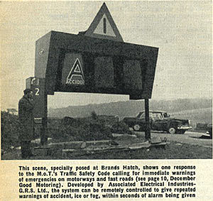 Accident warning system proposal