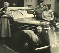 2 Litre Adler Cabriolet car.