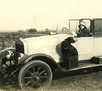 A lady sat in the Albert car