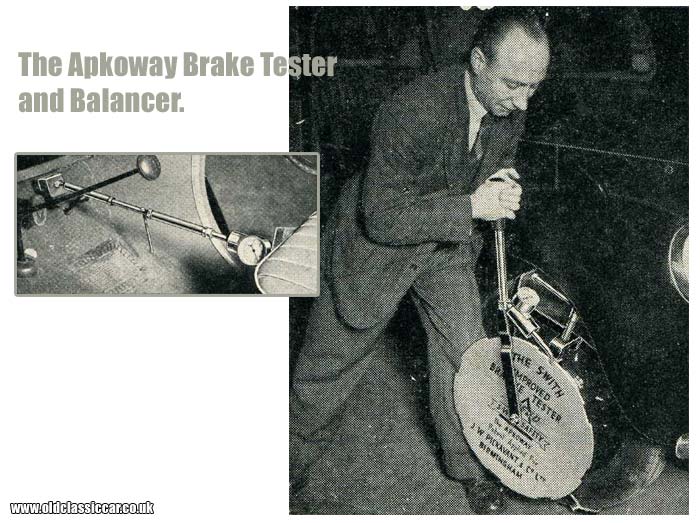 The Apkoway brake tester