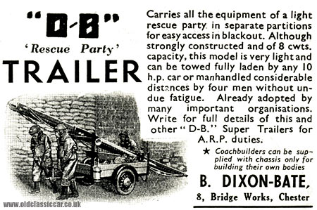 ARP trailer used during the war