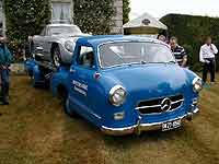 Mercedes high speed racing car transporter (replica)