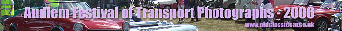 Transport Festival held at Audlem in July 2006.