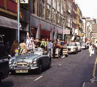 Classic Austin Healey 3000 in London