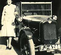 Front view of an Austin 7 Chummy
