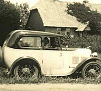 Vintage Austin 7 car with Swallow coachwork