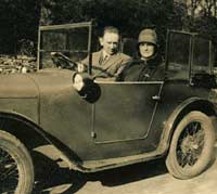 An Austin 7 Chummy and its owners