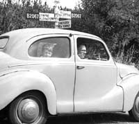 Side view of the Austin A40 Dorset