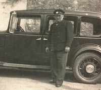 The Austin with its chauffeur