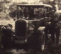 1927 Austin car with its owner?