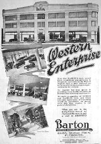 Bartons garage in the 1930s