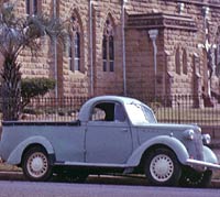 Side view of a 1950 Bedford