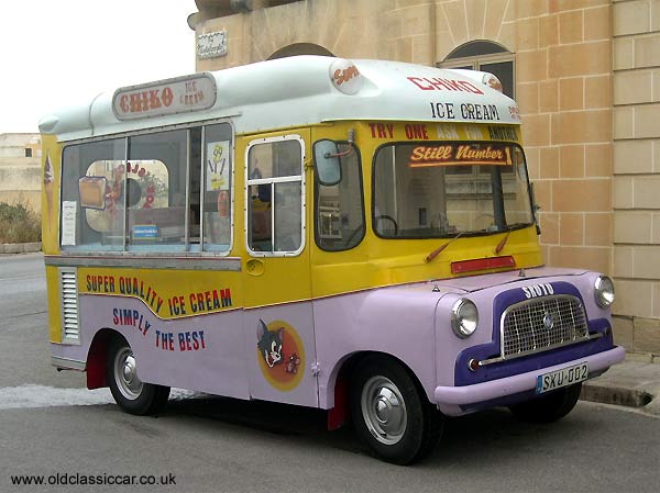 A Bedford icecream van dating to 1968