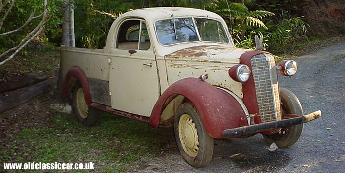 Unrestored Bedford PC ute