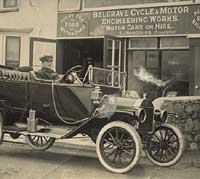 A Model T at Belgrave Cycle & Motor Works