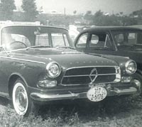 A classic Borgward P100 car