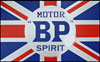 Old BP motor spirit fuel sign