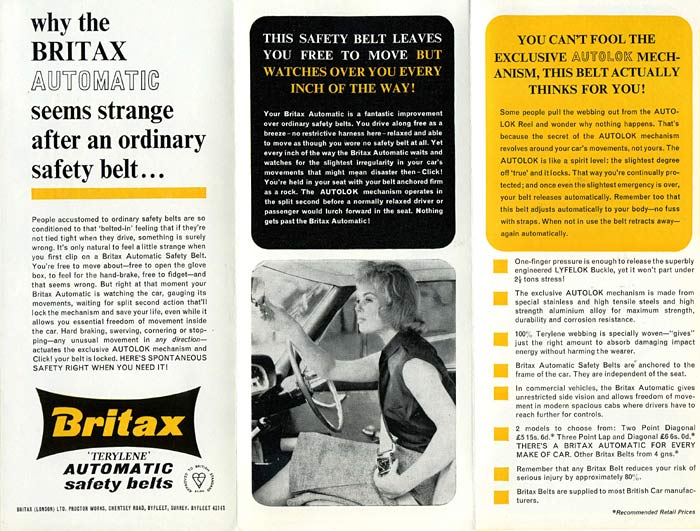Britax seat belts