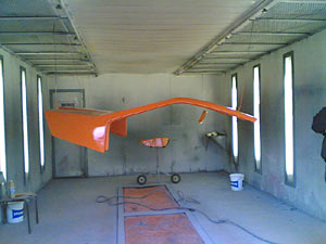 Paintwork in progress