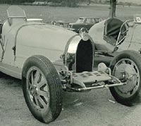 Two vintage Bugattis