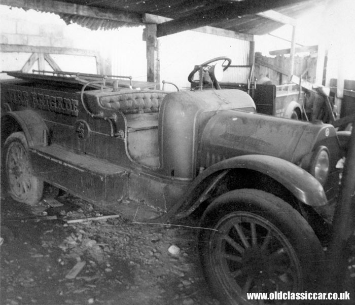 Vintage Buick fire engine