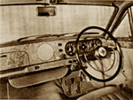1950s car interior