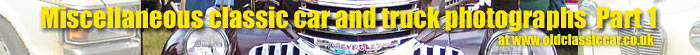 Miscellaneous classic vehicles - part 1