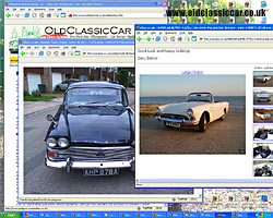 finding a car on the internet