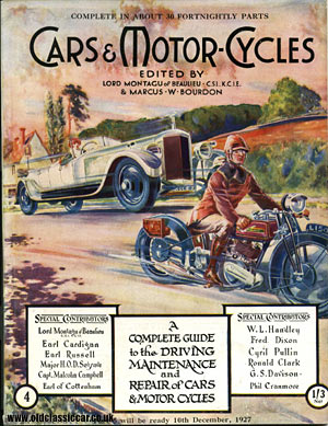 Cars & Motor-Cycles magazine cover